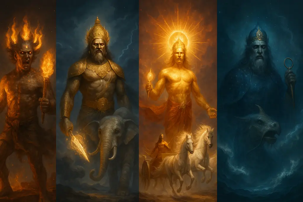 real forms of Vedic gods