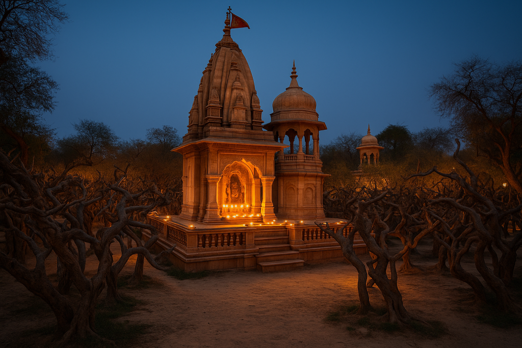 Nidhivan in Vrindavan, one of the most mystical temples in India where divine activities of Lord Krishna are believed to occur every night.